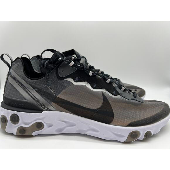 Nike React Element 87 Anthracite Black AQ1090-001 Size 15 - Picture 1 of 16